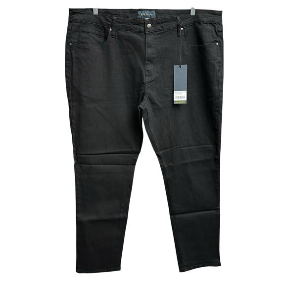 Good Counsel Men's 50 x 32 Black Malone Stretch Jeans Casual Denim Pants - Picture 1 of 6